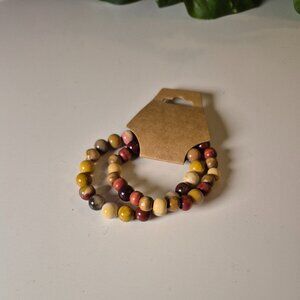 Mookaite Bracelet Set